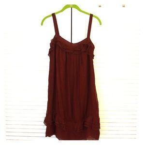 NWT Susana Monaco Burgundy Dress